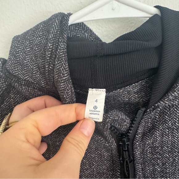 Lululemon Daily Practice Herringbone Full Zip Hooded Jacket - Picture 3 of 6